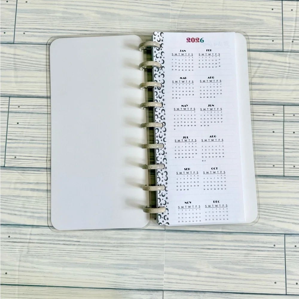 Planner skinny Classic size weekly layout undated celestial stargazer
